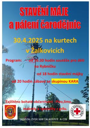 Stavění máje a pálení čarodějnic 1